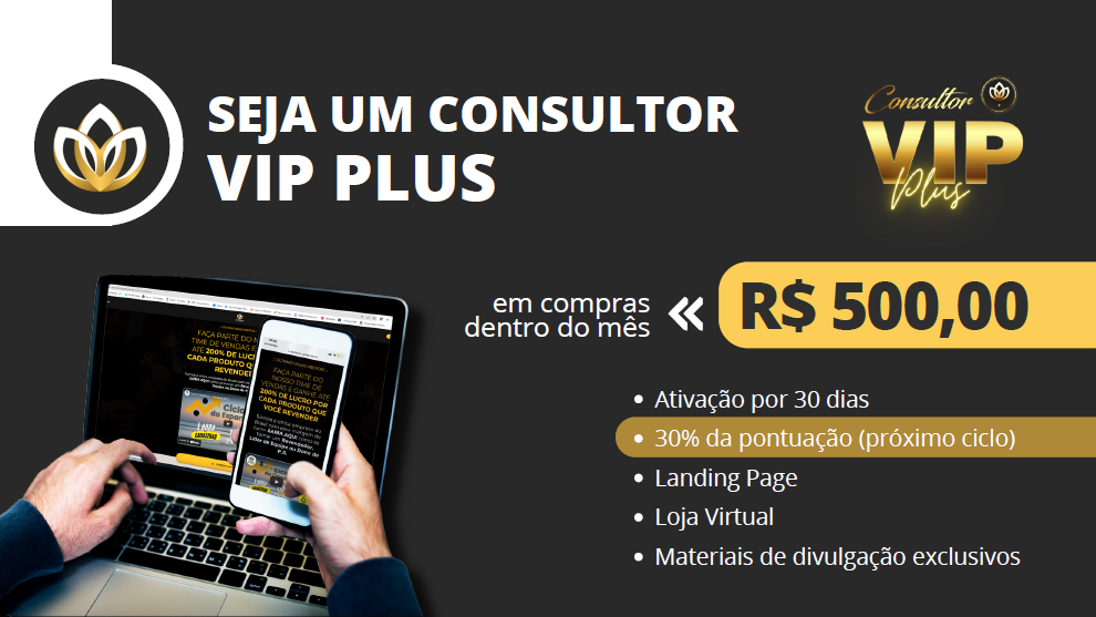 Ativação Vip plus 500 zyone